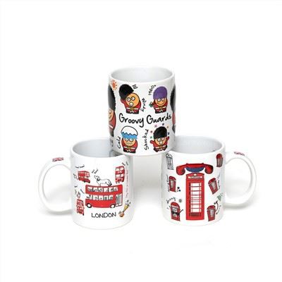 Taza de cerámica grabada personalizada