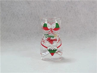 STOCK - Taza de Cristal Bikini Mujer Talla Grande