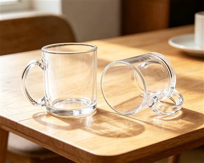 Taza de vidrio de 11 oz